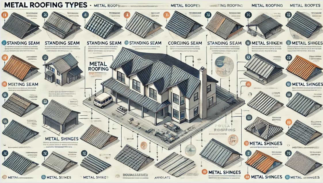 Metal roofing types