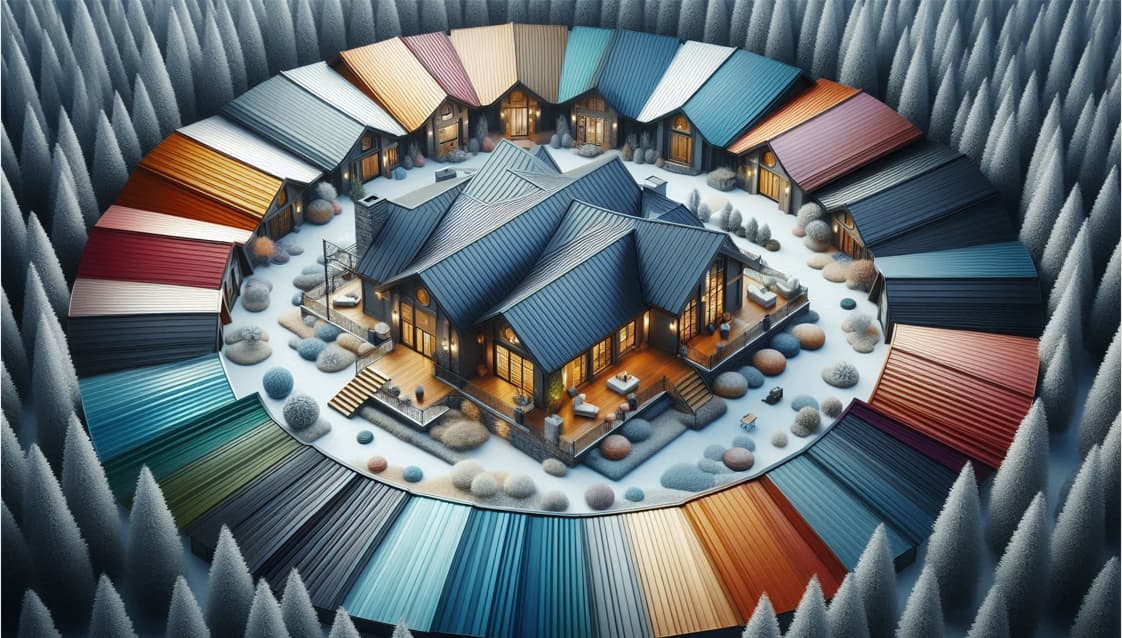 Trending metal roof colors